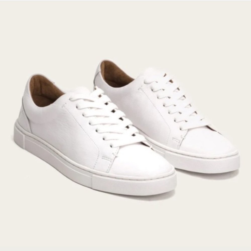 Frye White Tennis Shoes